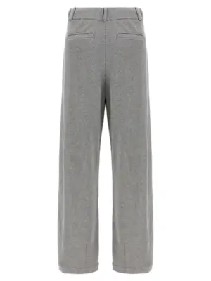 Lamé pants MP930SN999C4527 BRUNELLO CUCINELLI Silver