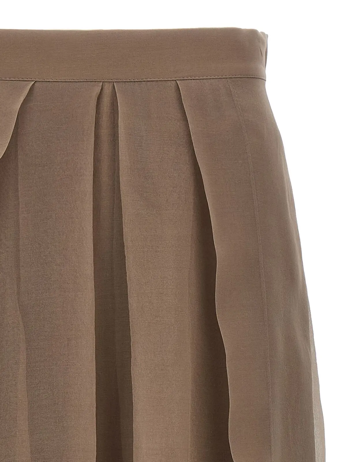 Спідниця Brunello Cucinelli Paneled Circle Сіра 3 'Paneled Circle' skirt Woman BRUNELLO CUCINELLI Gray