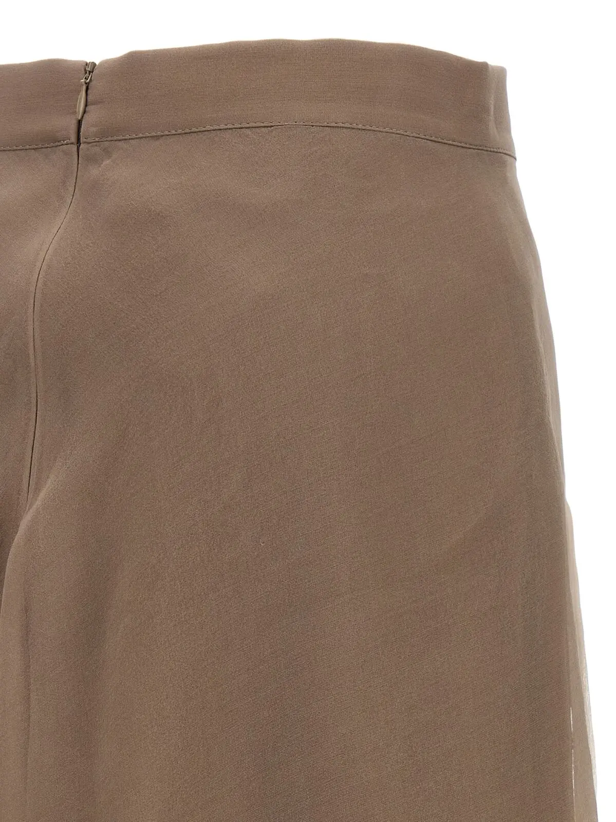 Спідниця Brunello Cucinelli Paneled Circle Сіра 4 'Paneled Circle' skirt 100% silk BRUNELLO CUCINELLI Gray