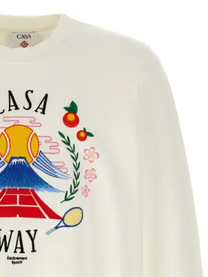 'Casa Way Mountain' sweatshirt Man CASABLANCA White
