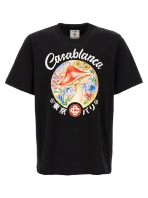 'Mushroom Emblem' T-shirt CASABLANCA Multicolor