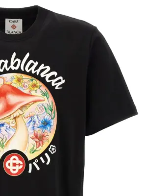 'Mushroom Emblem' T-shirt Man CASABLANCA Multicolor