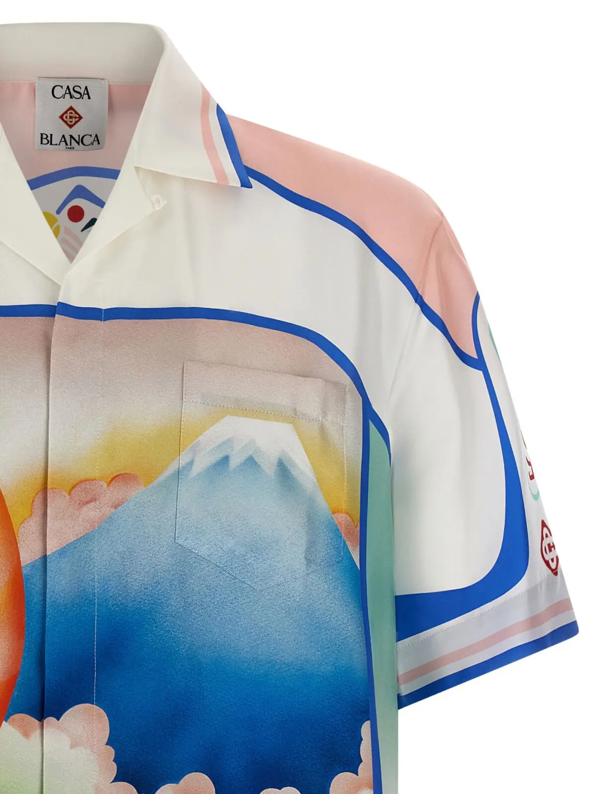 Сорочка Casablanca Fuji Dream Багатокольорова 3 'Fuji Dream' shirt Man CASABLANCA Multicolor