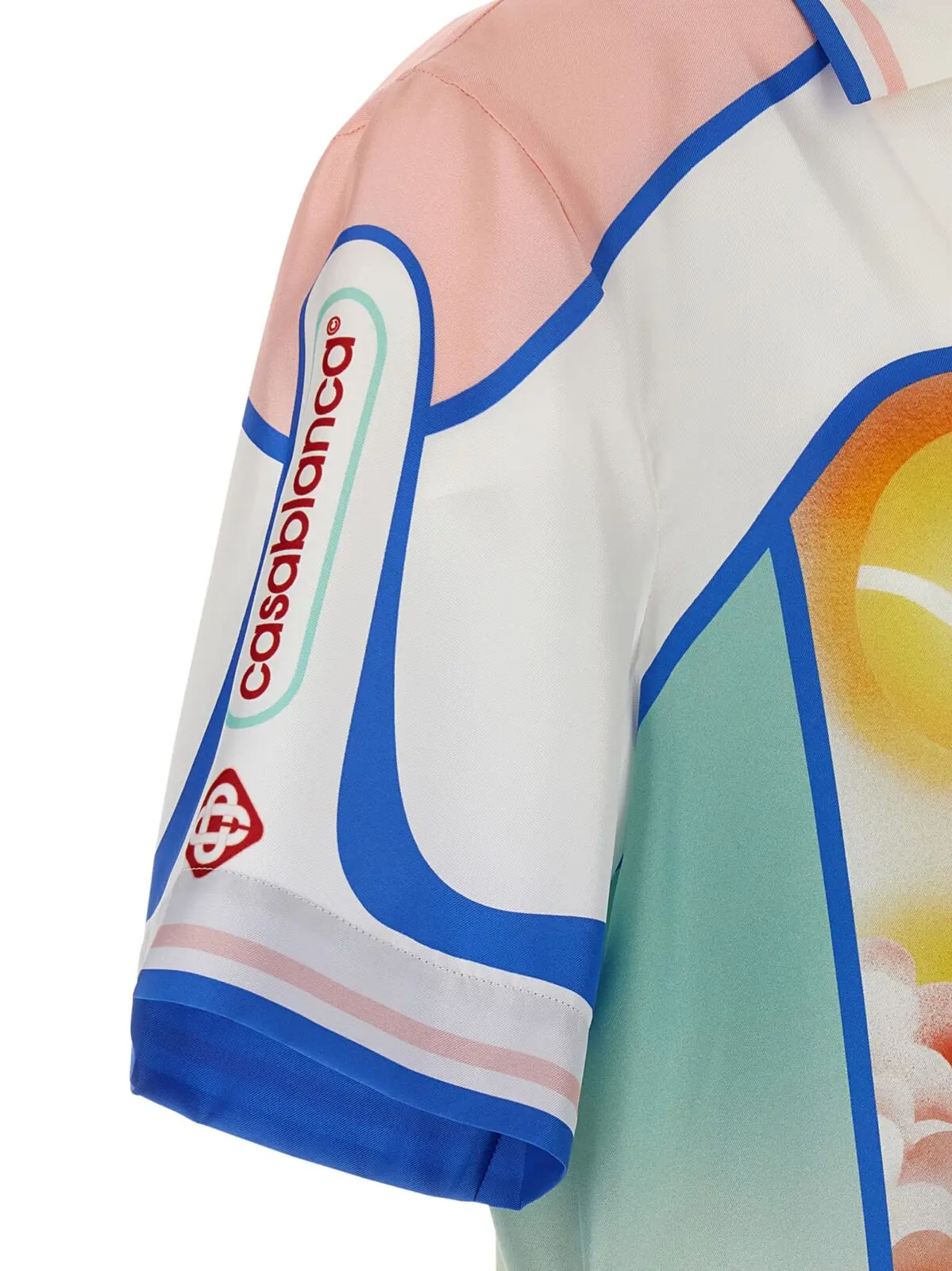 Сорочка Casablanca Fuji Dream Багатокольорова 4 'Fuji Dream' shirt 100% silk CASABLANCA Multicolor