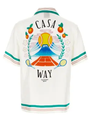 'Cuban Collar' shirt MPF25SH00307CASAWAY CASABLANCA Multicolor
