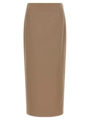 'Column Long' skirt BRUNELLO CUCINELLI Beige