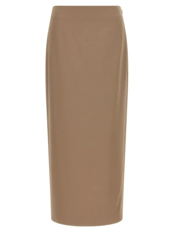 'Column Long' skirt BRUNELLO CUCINELLI Beige