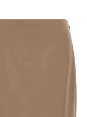 'Column Long' skirt Woman BRUNELLO CUCINELLI Beige