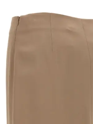 'Column Long' skirt 61% acetate 39% viscose BRUNELLO CUCINELLI Beige