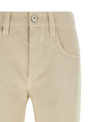 Denim pants Woman BRUNELLO CUCINELLI White