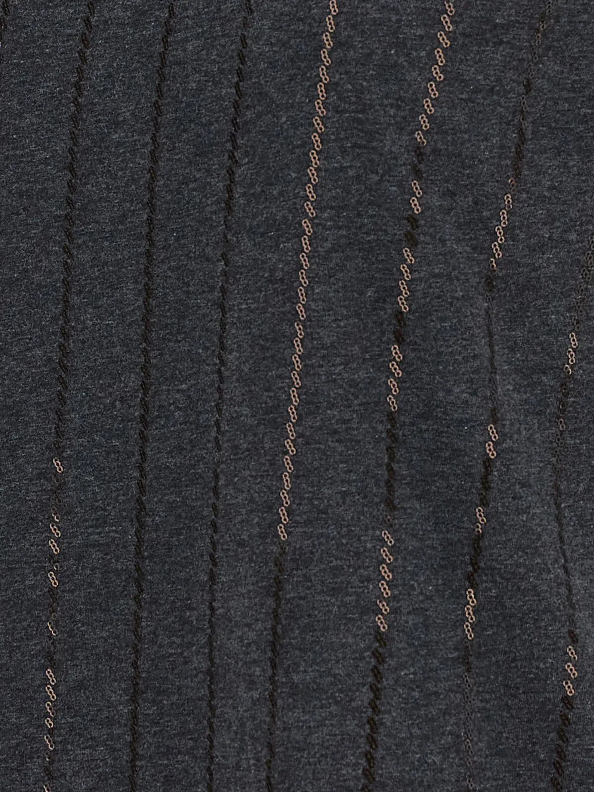 Футболка з мікропаєтками Brunello Cucinelli Сіра 4 Micro sequin t-shirt 100% cotton BRUNELLO CUCINELLI Gray