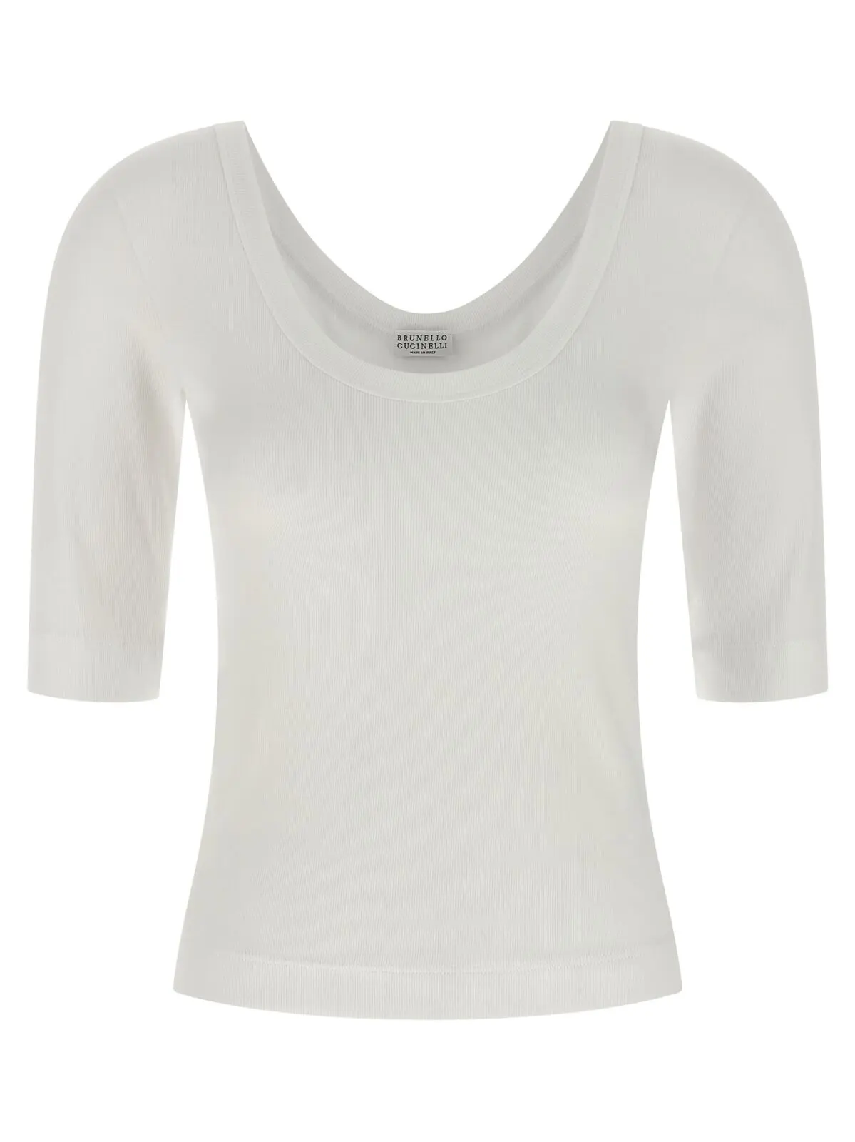 Футболка Brunello Cucinelli Monile Біла 1 T-shirt Monile BRUNELLO CUCINELLI White