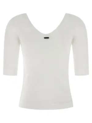 T-shirt Monile MPTC8FX220C159 BRUNELLO CUCINELLI White