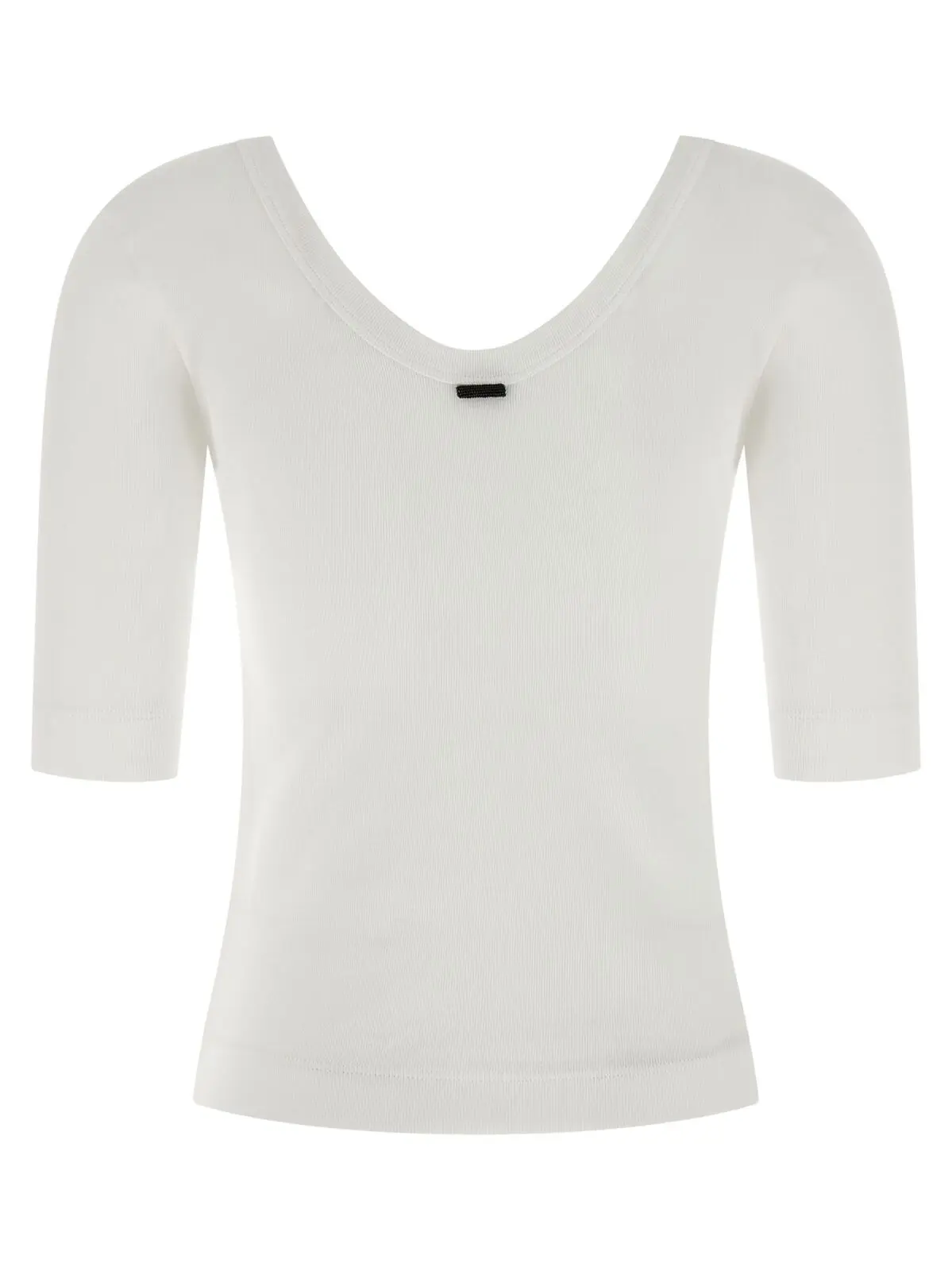 Футболка Brunello Cucinelli Monile Біла 2 T-shirt Monile MPTC8FX220C159 BRUNELLO CUCINELLI White