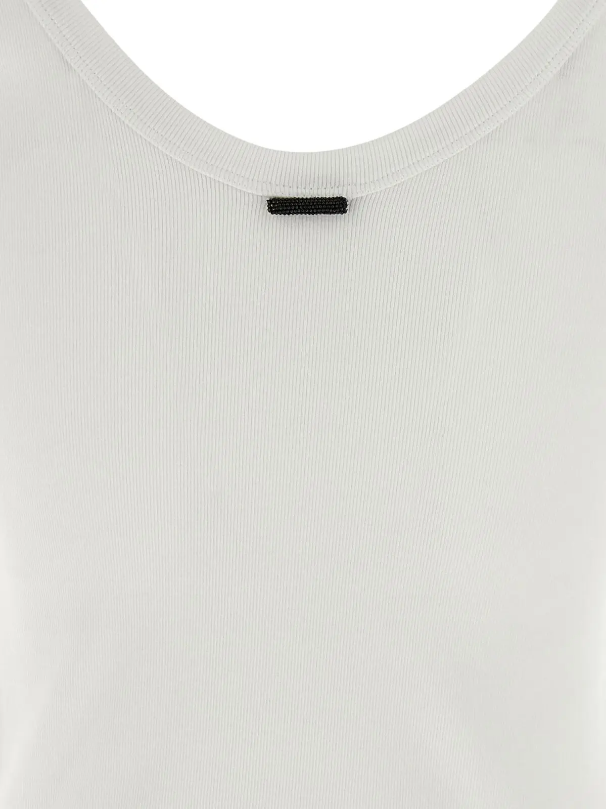 Футболка Brunello Cucinelli Monile Біла 4 T-shirt Monile 94% cotton 6% elastane BRUNELLO CUCINELLI White