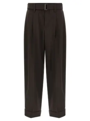 Wool pants BRUNELLO CUCINELLI Brown