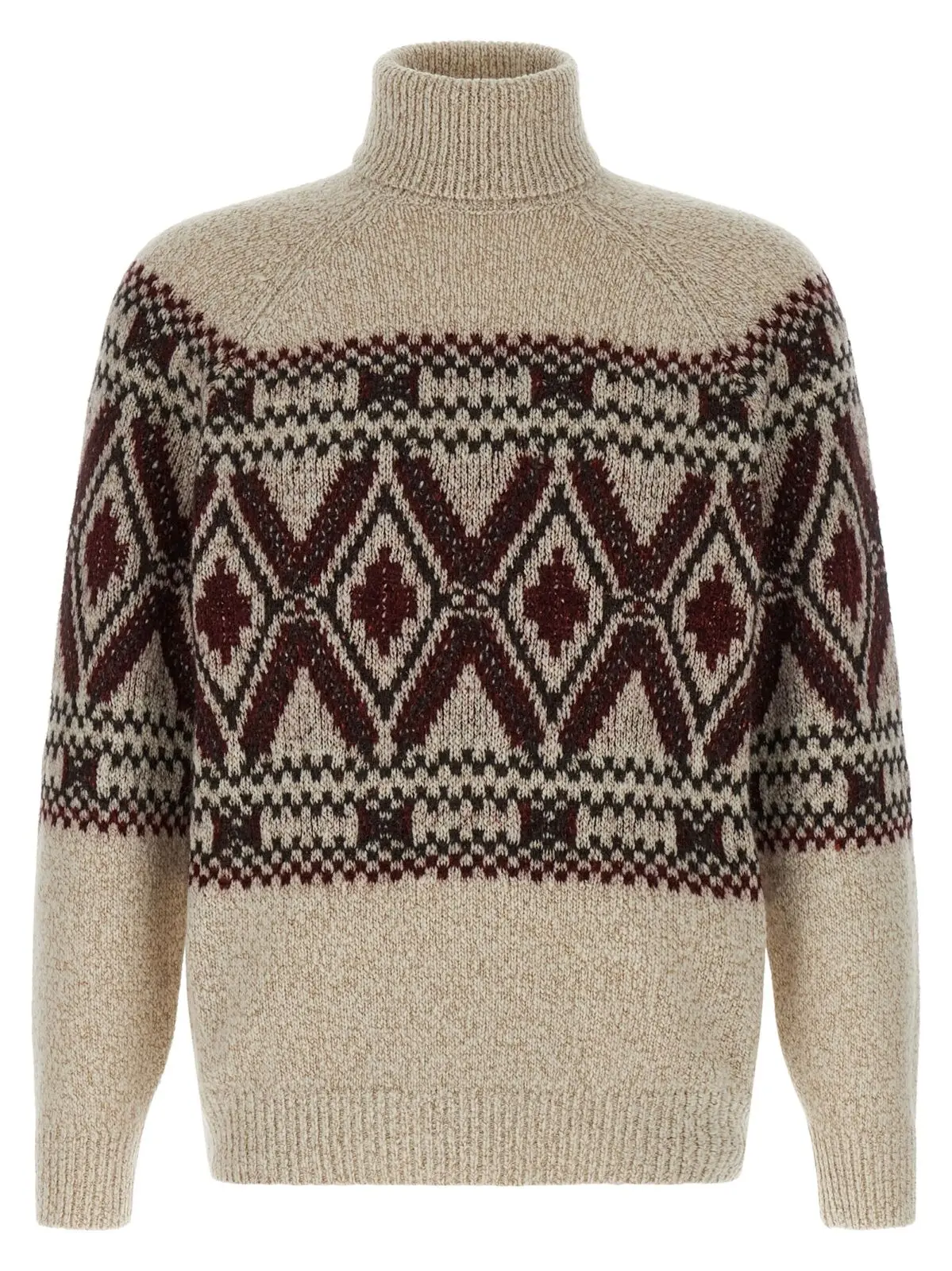 Светр Brunello Cucinelli Geometric Jacquard Багатокольоровий 1 'Geometric Jacquard' sweater BRUNELLO CUCINELLI Multicolor