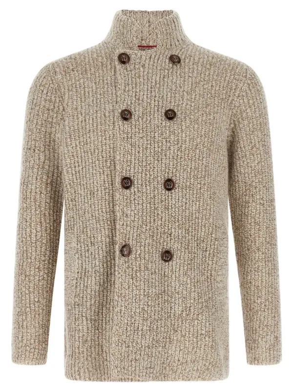 Cardigan Mouliné BRUNELLO CUCINELLI Multicolor