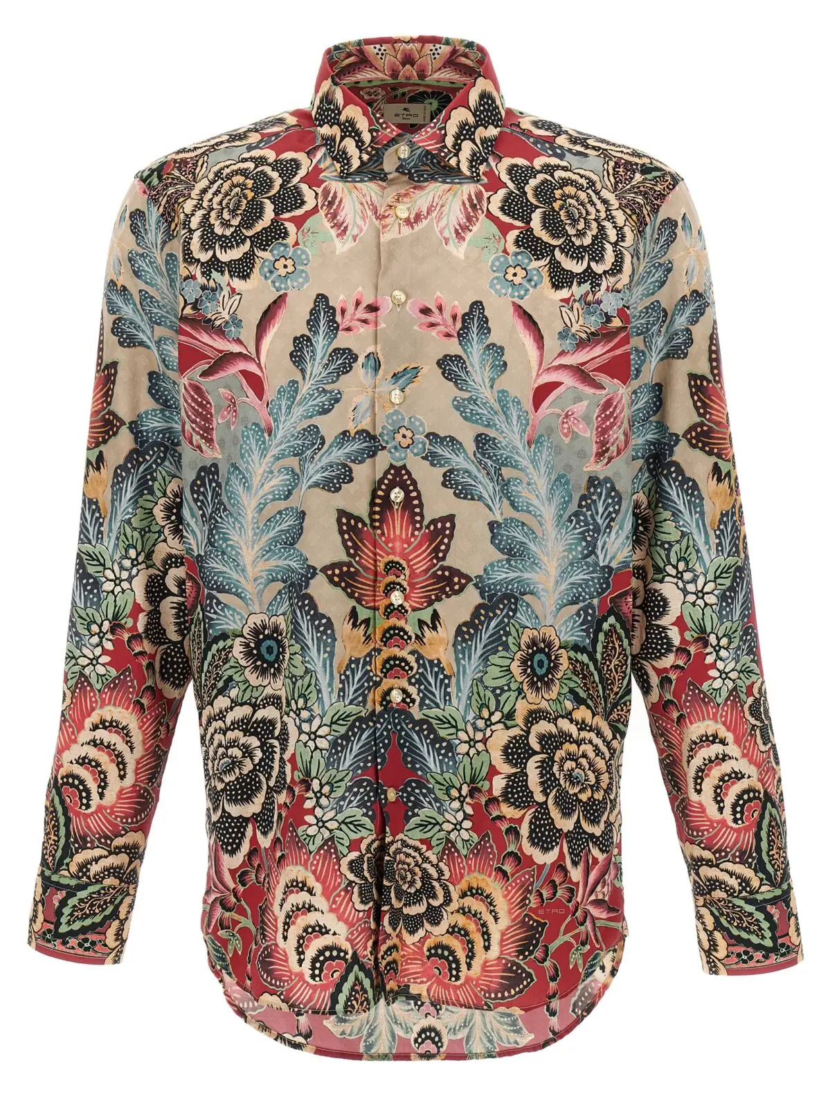 Сорочка Etro Flower and foliage Багатокольорова 1 Flower and foliage shirt ETRO Multicolor