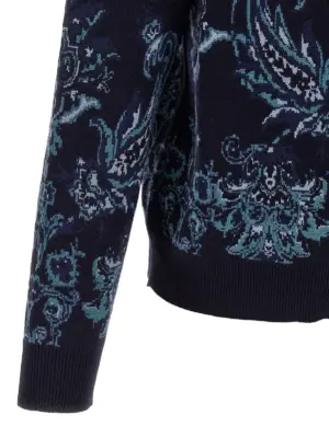 Paisley wool sweater 100% wool ETRO Multicolor