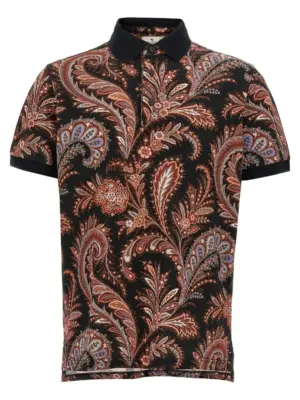 Polo Paisley flowers ETRO Multicolor