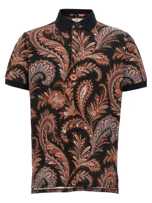 Polo Paisley flowers ETRO Multicolor
