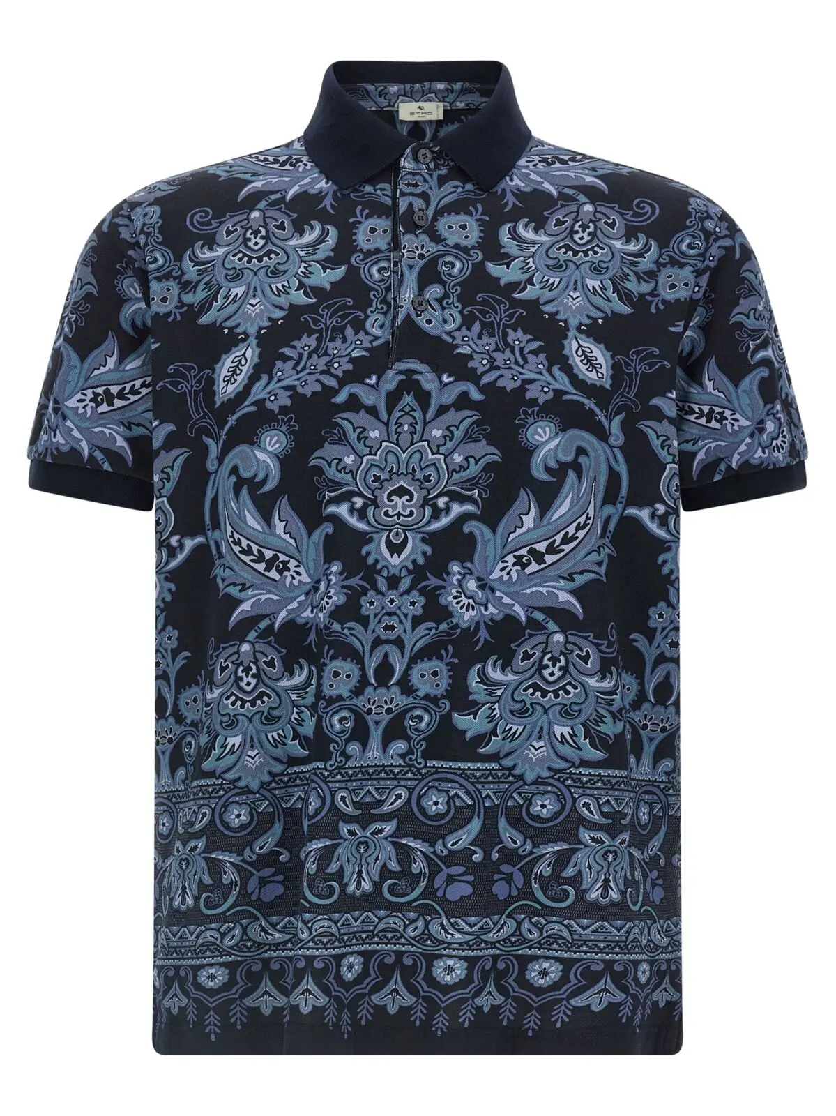 Поло Etro Press Синє 1 Press polo shirt ETRO Blue