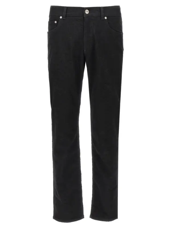 Jacquard jeans ETRO Black