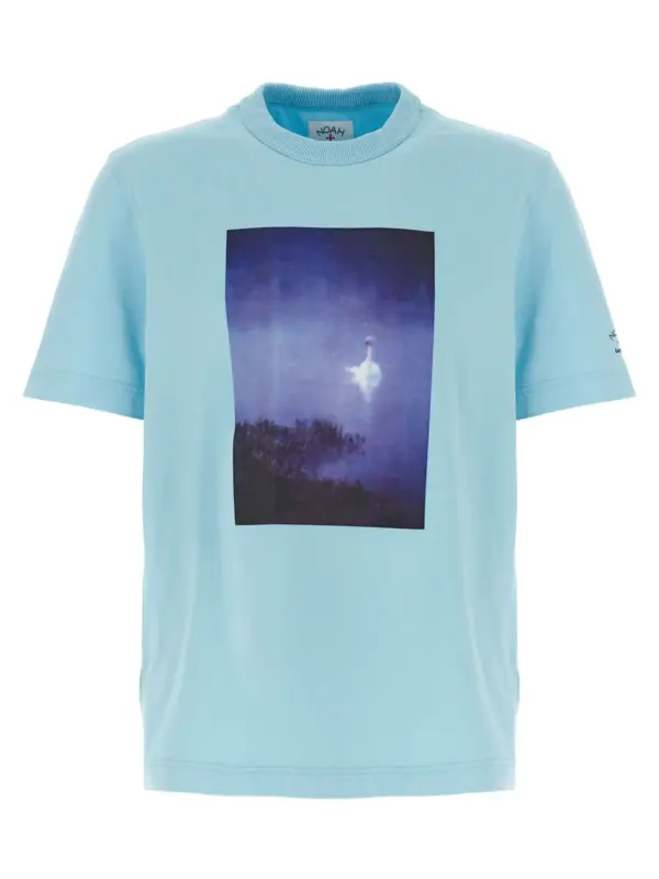 Barbour x NOAH 'Archive Swan' T-shirt BARBOUR Light Blue