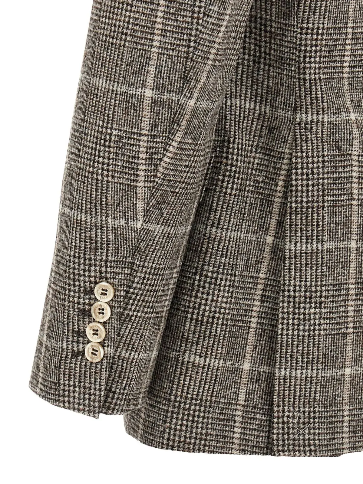 Піджак Brunello Cucinelli Cavallo Багатокольоровий 4 'Cavallo' blazer 58% alpaca wool 27% wool 15% polyamide BRUNELLO CUCINELLI Multicolor