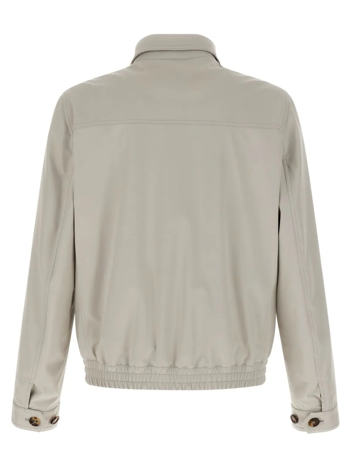 Бомбер Brunello Cucinelli з нейлону Сірий 2 Nylon bomber jacket MV4066205CII64 BRUNELLO CUCINELLI Gray