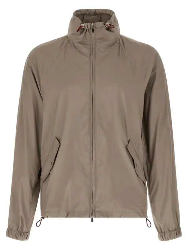 Foldable unlined jacket BRUNELLO CUCINELLI Gray