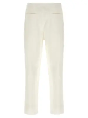 Techno cotton joggers MW8633381GC7220 BRUNELLO CUCINELLI White