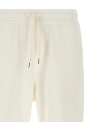 Techno cotton joggers Man BRUNELLO CUCINELLI White