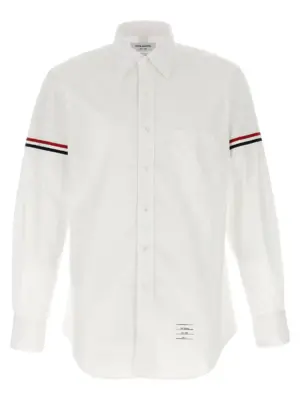 'Oxford Armbands Classic' shirt THOM BROWNE White