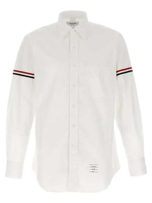 'Oxford Armbands Classic' shirt THOM BROWNE White