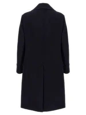 Wool coat MY4969139GCX200 BRUNELLO CUCINELLI Blue