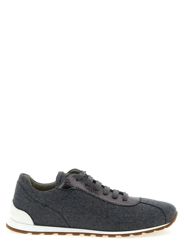 'Runners' sneakers BRUNELLO CUCINELLI Gray