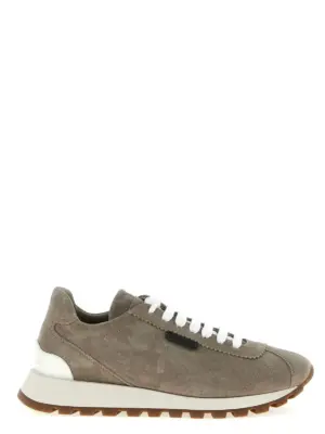 Shiny Tab sneakers BRUNELLO CUCINELLI Gray
