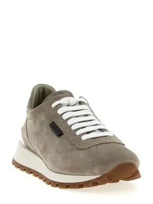 Shiny Tab sneakers MZSFG2110C5859 BRUNELLO CUCINELLI Gray