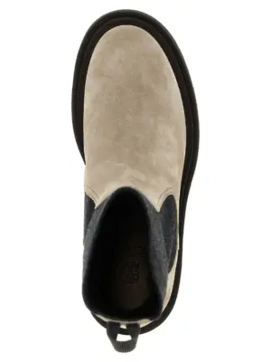 Precious Loop Detail ankle boots 100% calfskin leather (Bos Taurus) BRUNELLO CUCINELLI Beige