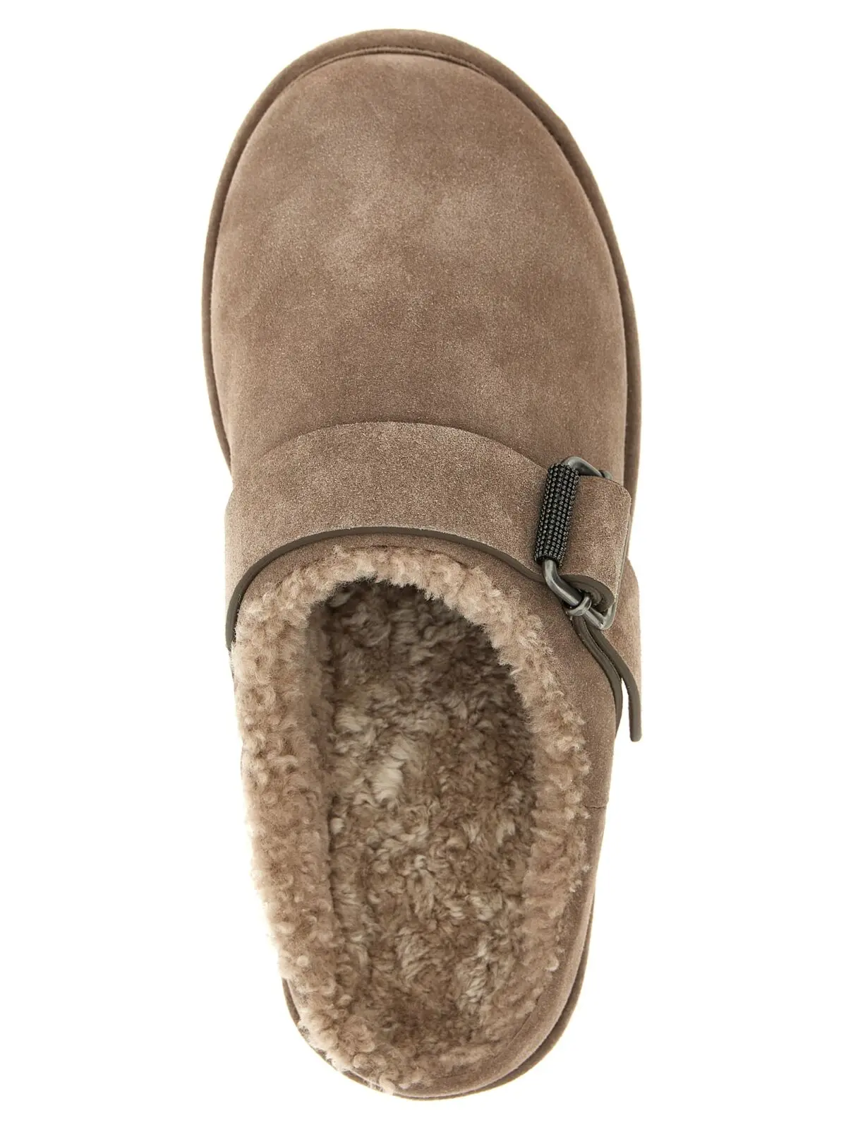 Сабо Monile Brunello Cucinelli Бежеві 4 Monile sabots 100% calfskin leather (Bos Taurus) BRUNELLO CUCINELLI Beige