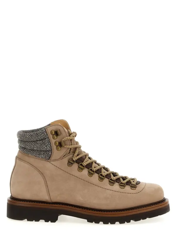 'Mountain Boot' ankle boots BRUNELLO CUCINELLI Beige