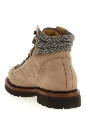 'Mountain Boot' ankle boots Man BRUNELLO CUCINELLI Beige