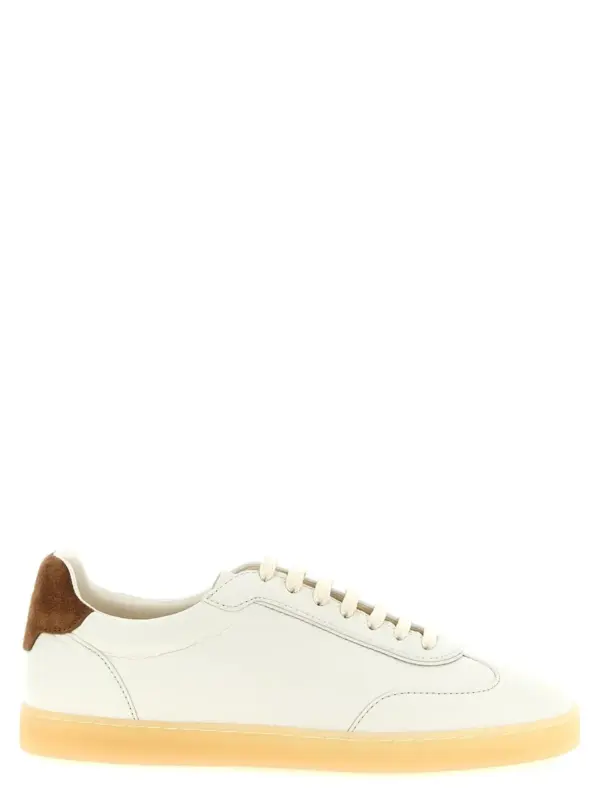 Leather sneakers BRUNELLO CUCINELLI White