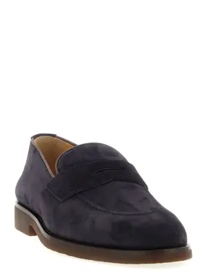 Suede loafers MZUPEAE705C8144 BRUNELLO CUCINELLI Blue