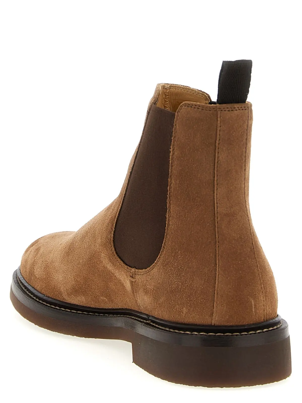 Черевики Brunello Cucinelli Chelsea Коричневі 3 Chelsea ankle boots Man BRUNELLO CUCINELLI Brown