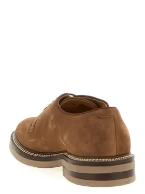 Suede derby Man BRUNELLO CUCINELLI Brown