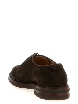 Suede derby Man BRUNELLO CUCINELLI Brown