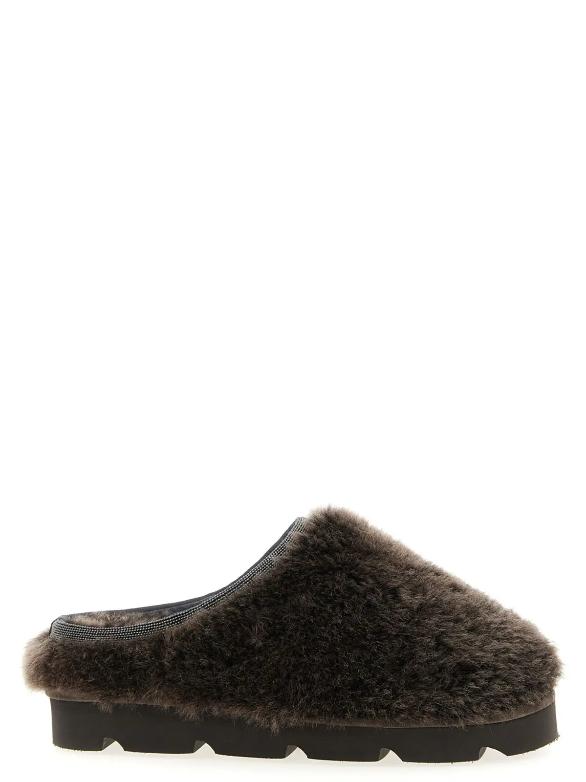 Сабо Brunello Cucinelli Monile sherling Коричневі 1 Monile sherling sabots BRUNELLO CUCINELLI Brown